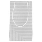 縞模様の紙の背景 スモールペーパーバッグ (正面)