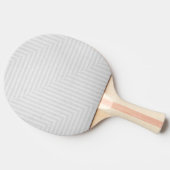 縞模様の紙の背景 卓球ラケット (横)
