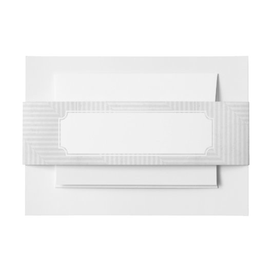 縞模様の紙の背景 招待状ベリーバンド (正面例)