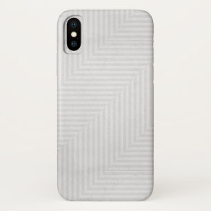 縞模様の紙の背景 iPhone X ケース