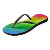 縞模様の虹 ビーチサンダル (アングル)