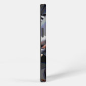 縞模様の貝殻 iPhoneケース (右側面)