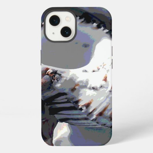 縞模様の貝殻 iPhoneケース (裏面)