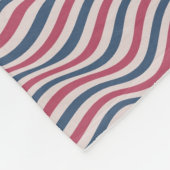 縞模様2 フリースブランケット (角)