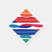 縞模様 スタンダードカクテルナプキン (角)