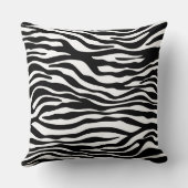 縞模様+ハイビスカス花 クッション (裏面)