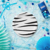 縞模様 ペーパープレート (パーティー)