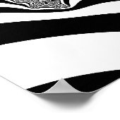 縞模様 ポスター (角)