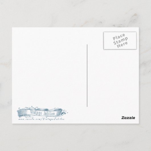 縞模様 ポストカード (裏面)