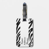 縞模様 ラゲッジタグ (裏面縦)