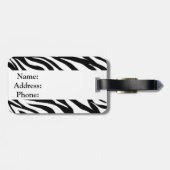 縞模様 ラゲッジタグ (裏面横)