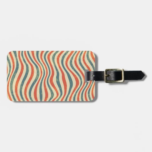 縞模様 ラゲッジタグ (正面横)