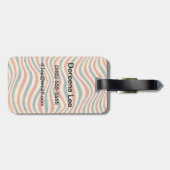 縞模様 ラゲッジタグ (裏面横)