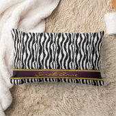 縞模様 ランバークッション (ブランケット)