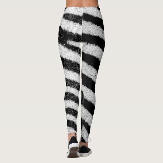 縞模様 レギンス (裏面)