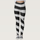 縞模様 レギンス (正面)