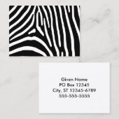 縞模様 名刺 (正面/裏面)