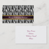 縞模様 名刺 (正面/裏面)