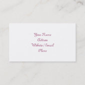 縞模様 名刺 (裏面)