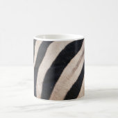 縞模様(白黒) コーヒーマグカップ (中央)