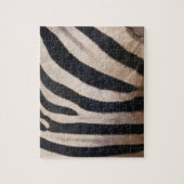 縞模様(白黒) ジグソーパズル (縦)