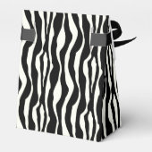 縞模様 – 白黒 フェイバーボックス (裏面サイド)