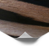 縞模様(白黒) ポスター (角)