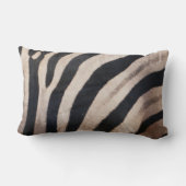 縞模様（白黒） ランバークッション (裏面)