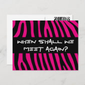 縞模様+背景とアイディア ポストカード (正面/裏面)