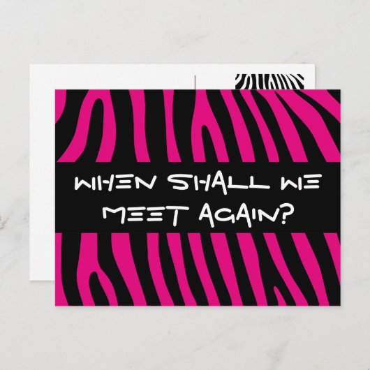 縞模様+背景とアイディア ポストカード (正面/裏面)