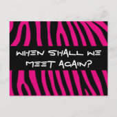 縞模様+背景とアイディア ポストカード (正面)