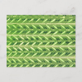 縞葉の日本木版織物 ポストカード