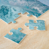 縦のパズルを壊す太平洋の大きい波 ジグソーパズル (側面)