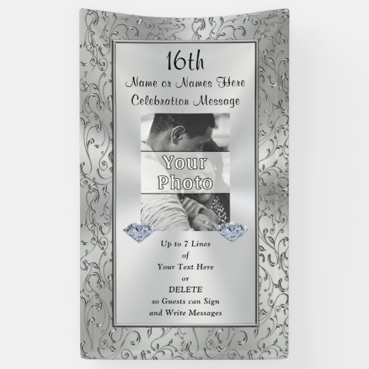 縦のパーソナライズな写真の旗は、引き起こります 横断幕 (縦)