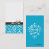 縦のモダンなテレホンカード コーリングカード (正面/裏面)