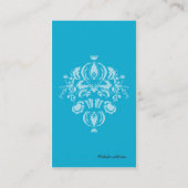 縦のモダンなテレホンカード コーリングカード (裏面)