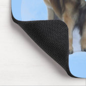 縦のロゴのカスタマイズ可能なマウスパッド マウスパッド (コーナー)