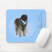 縦のロゴのカスタマイズ可能なマウスパッド マウスパッド (マウス)