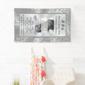 縦の写真およびパーソナライズなパーティーの旗 横断幕 (インサイチュ)