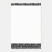 縦の水平線ポスト・イット;  長いメモ帳 ポストイット (正面)