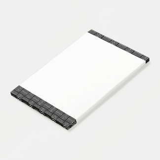 縦の水平線ポスト・イット;  長いメモ帳 ポストイット