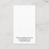 縦の白いqrのコードおよび写真をきれいにして下さい 名刺 (裏面)