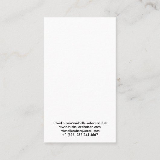 縦の白いqrのコードおよび写真をきれいにして下さい 名刺 (裏面)