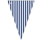 縦の薄い海軍は縞で飾ります バンティングフラッグ (第3の旗)