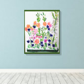 縦の配置 キャンバスプリント (インサイチュ (ウッドフロア))