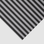 縦の銀および黒のストライプ 薄葉紙 (詳細)