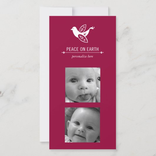 縦の2写真カード シーズンカード (正面)