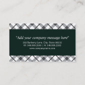 縦アーガイル（緑） 名刺 (裏面)