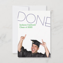 縦写真 - 3x5 卒業パーティー招待状 招待状