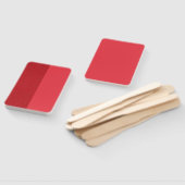 縦割りトマト赤い長方形ハンドファン ハンドファン (組立なし)